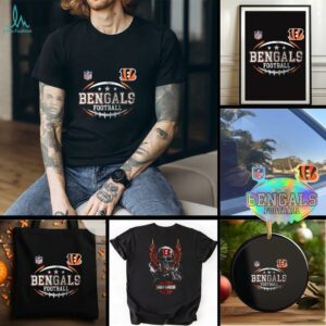 Cincinnati Bengals NFL Harley Davidson motorcycle graphic shirt