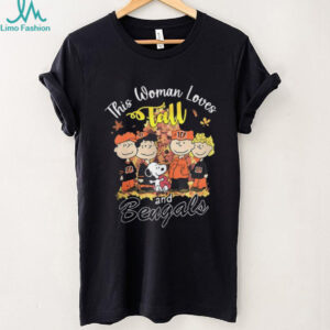 Cincinnati Bengals x Snoopy this woman loves fall shirt