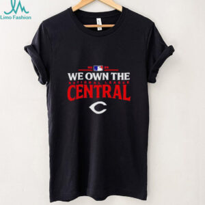 Cincinnati Reds we own the national league central 2025 MLB division champions shirt