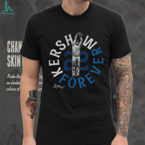 Clayton Kershaw’s legendary Kershaw forever 22 Dodgers baseball legend shirt