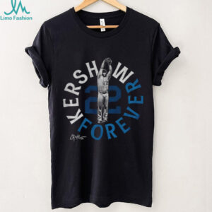 Clayton Kershaw’s legendary Kershaw forever 22 Dodgers baseball legend shirt
