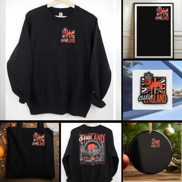Cleveland Browns England taking the pound across the pond shirt
