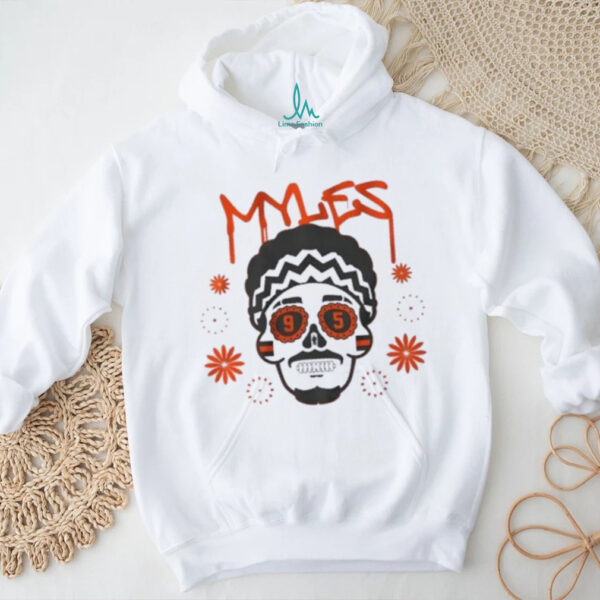 Cleveland Browns Myles Garrett Sugar Skull Floral Remix shirt