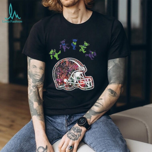 Cleveland Browns x Grateful Dead night 2025 bears logo shirt