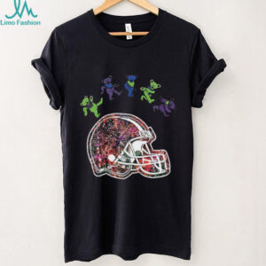Cleveland Browns x Grateful Dead night 2025 bears logo shirt