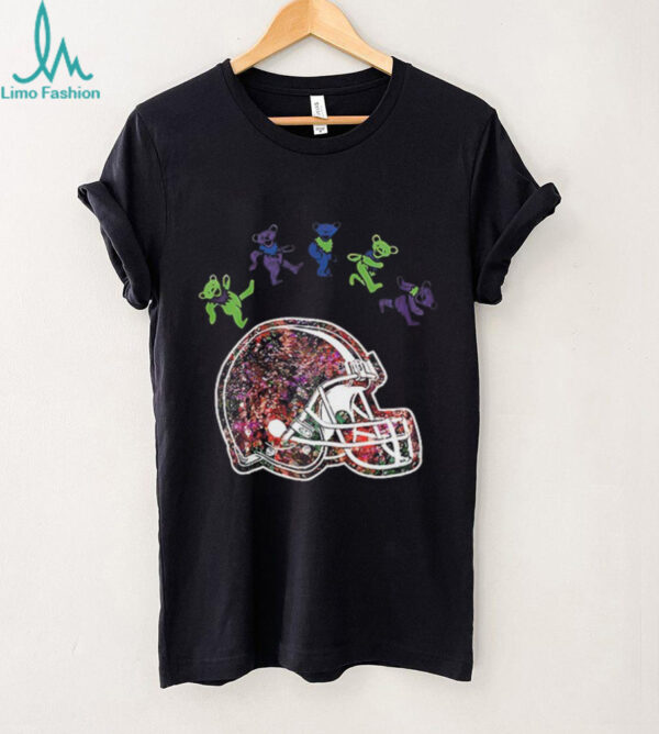 Cleveland Browns x Grateful Dead night 2025 bears logo shirt