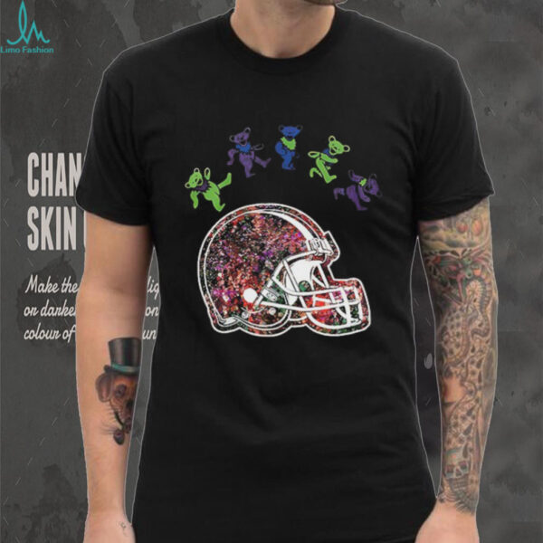 Cleveland Browns x Grateful Dead night 2025 bears logo shirt
