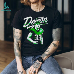 Cooper Dejean 33 football player portrait graphic shirt