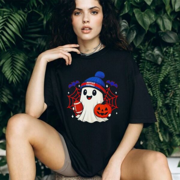 Cute Ghost Football Buffalo Bills Happy Halloween shirt