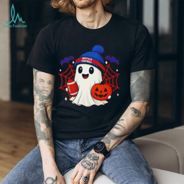 Cute Ghost Football Buffalo Bills Happy Halloween shirt