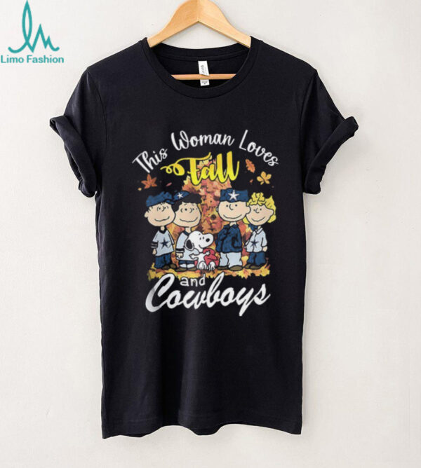 Dalas Cowboys x Snoopy this woman loves fall shirt