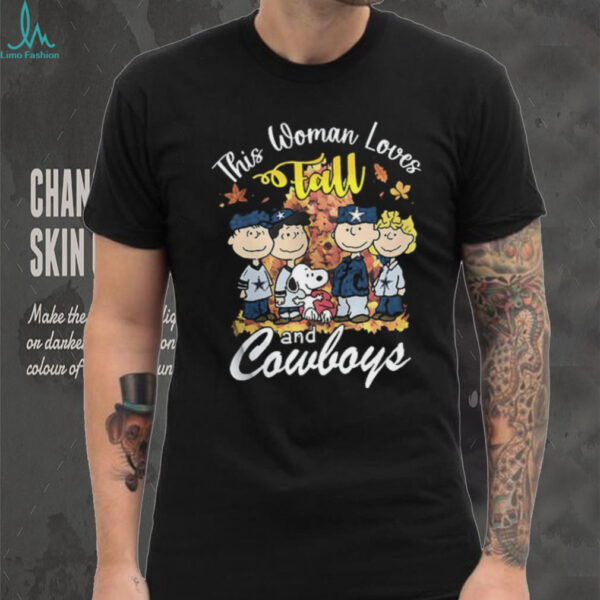 Dalas Cowboys x Snoopy this woman loves fall shirt