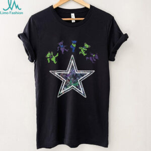 Dallas Cowboys x Grateful Dead night 2025 bears logo shirt