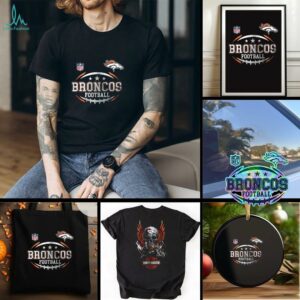 Denver Broncos NFL Harley Davidson motorcycle graphic shirt
