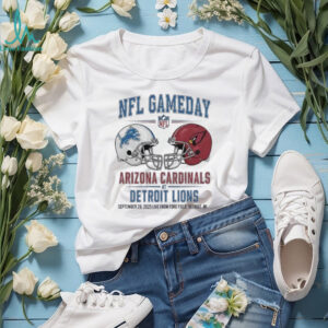 Detroit Lions vs Arizona Cardinals Sept 28 2025 Live From Ford Field Detroit Mi NFL Gameday shirt
