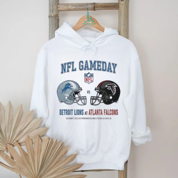 Detroit Lions vs Atlanta Falcons Dec 7 2025 Live From Mercedes Benz Stadium Atlanta Ga NFL Gameday shirt