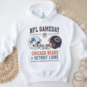 Detroit Lions vs Chicago Bears Nov 28 2025 Live From Ford Field Detroit Mi NFL Gameday shirt