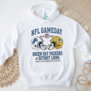 Detroit Lions vs Green Bay Packers Oct 26 2025 Live From Ford Field Detroit Mi NFL Gameday shirt
