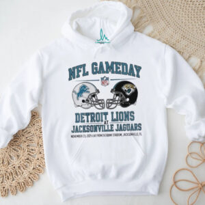 Detroit Lions vs Jacksonville Jaguars Nov 23 2025 Live From Everbank Stadium Jacksonville Fl NFL Gameday shirt