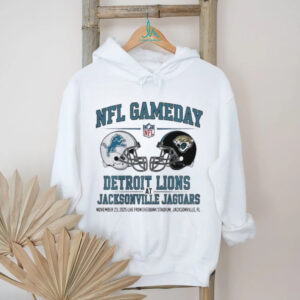Detroit Lions vs Jacksonville Jaguars Nov 23 2025 Live From Everbank Stadium Jacksonville Fl NFL Gameday shirt