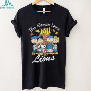 Detroit Lions x Snoopy this woman loves fall shirt