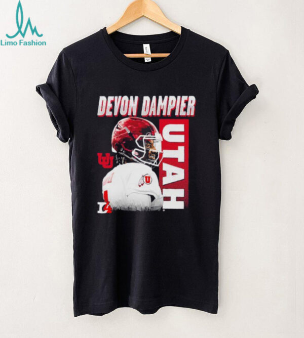 Devon Dampier Utah Utes player name shirt