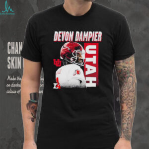 Devon Dampier Utah Utes player name shirt