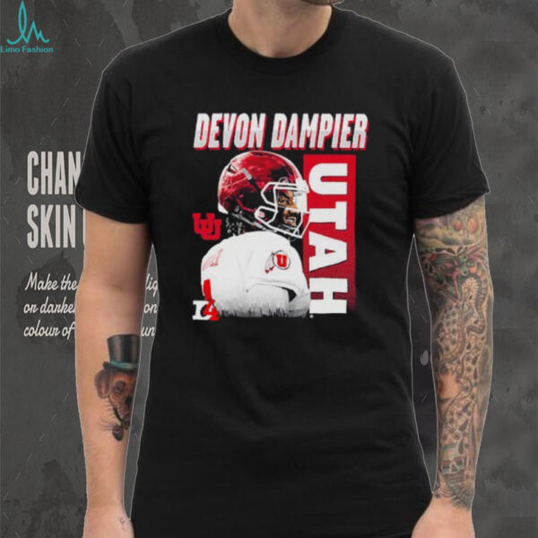 Devon Dampier Utah Utes player name shirt