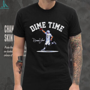 Dime Time Daniel Jones 17 New York Giants player shirt