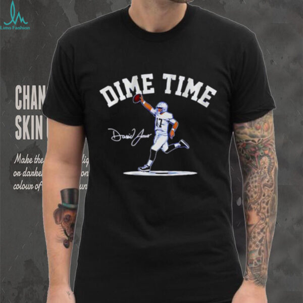 Dime Time Daniel Jones 17 New York Giants player shirt