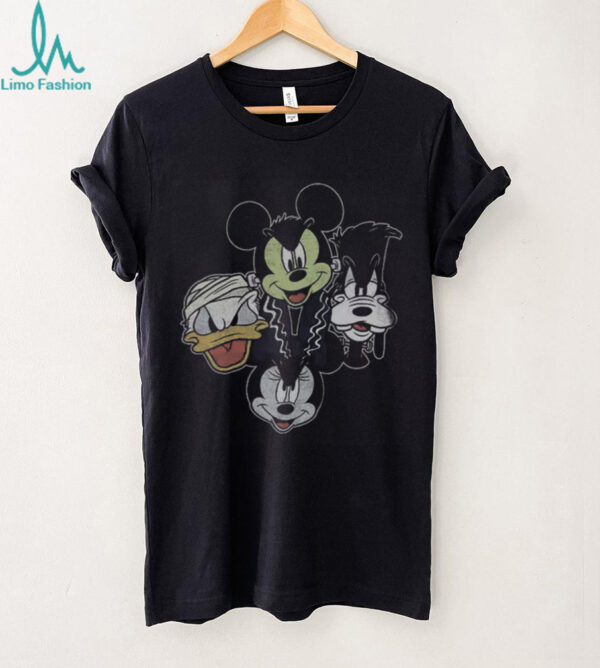 Disney’s Mickey Mouse Men’s Classic Halloween Friends Monster Faces Tee