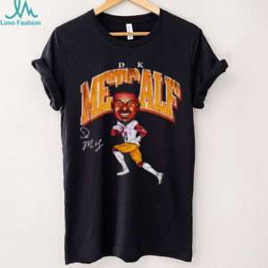 Dk Metcalf Pittsburgh Cartoon Football Signature Shirt