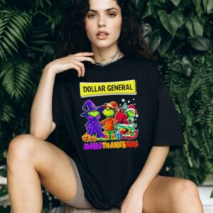 Dollar General x Grinch Cosplay HalloThanksMas shirt