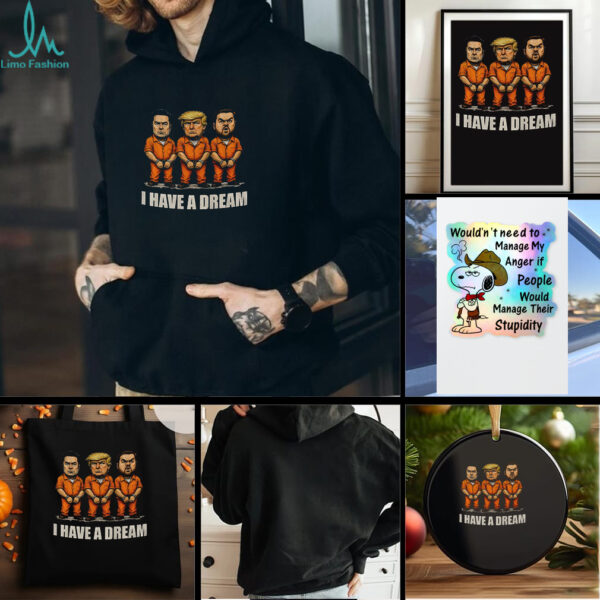 Donald Trump Elon Musk JD Vance I have a dream funny political t shirt