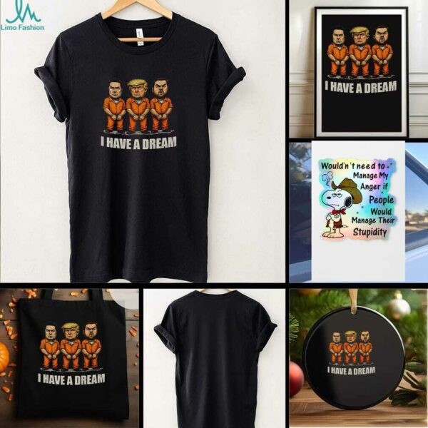 Donald Trump Elon Musk JD Vance I have a dream funny political t shirt