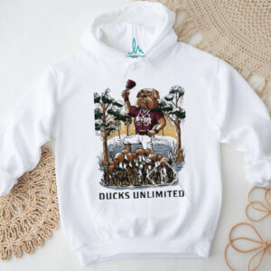 Ducks Unlimited Mississippi State Bulldogs football mascot natural funny shirt