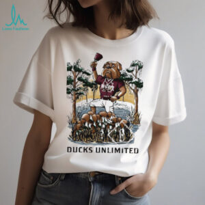 Ducks Unlimited Mississippi State Bulldogs football mascot natural funny shirt