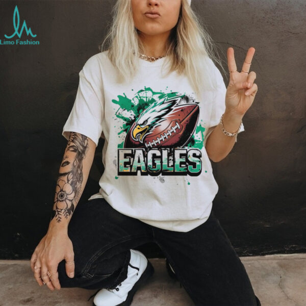 Eagles Football Paint Splash Shirt