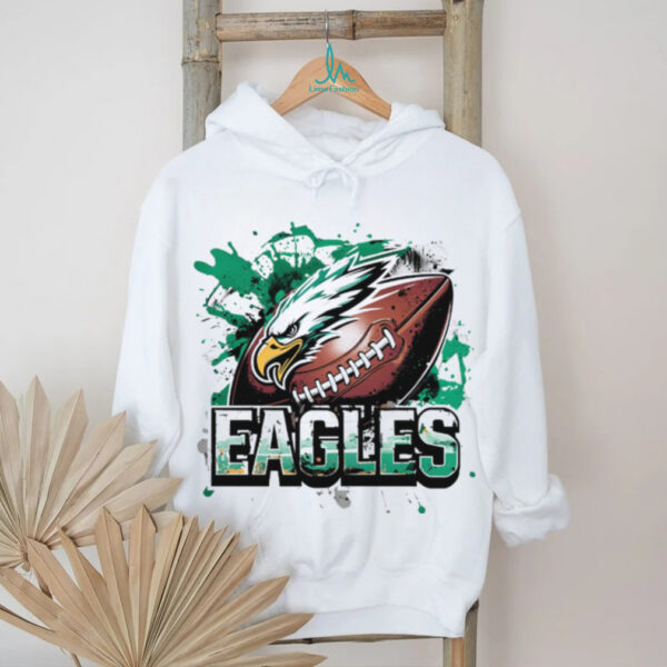 Eagles Football Paint Splash Shirt