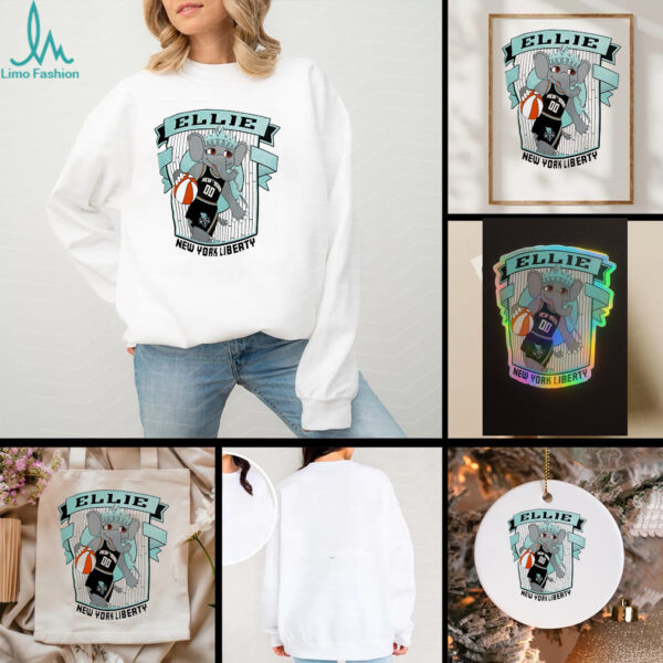 Ellie Mascot New York Liberty WNBA 2025 graphic shirt