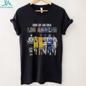 Los Angeles Nation Thank for the memories End of an era signature shirt