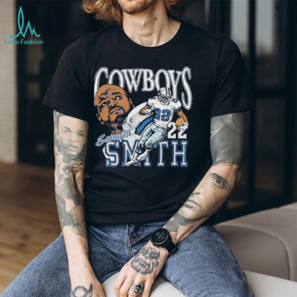 Emmitt Smith Dallas Cowboys retired player caricature shirt