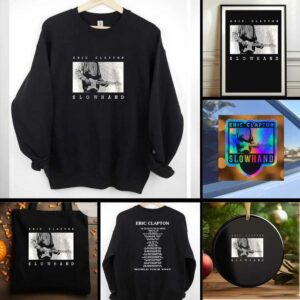 Eric Clapton Slowhand 2025 world tour dates shirt