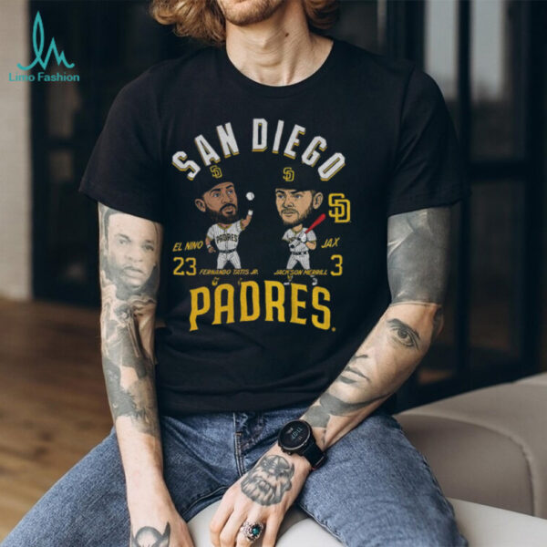 Fernando Tatis Jr. and Jackson Merrill San Diego Padres MLB Baseball Player shirt