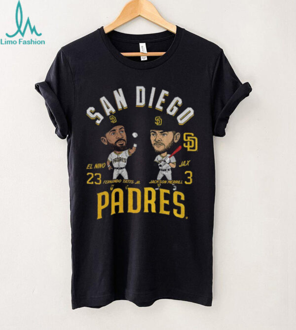 Fernando Tatis Jr. and Jackson Merrill San Diego Padres MLB Baseball Player shirt