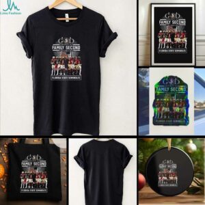 Florida State Seminoles God first Family Second then Florida State Seminoles t shirt