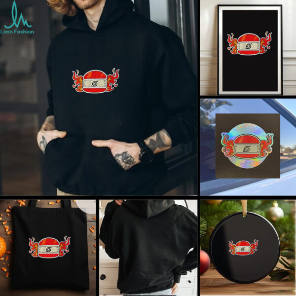 France BurgerKing x Naruto logo t shirt