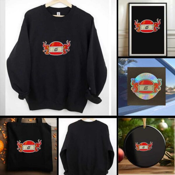 France BurgerKing x Naruto logo t shirt