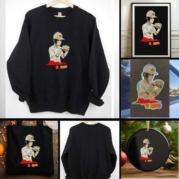 France BurgerKing x Naruto t shirt