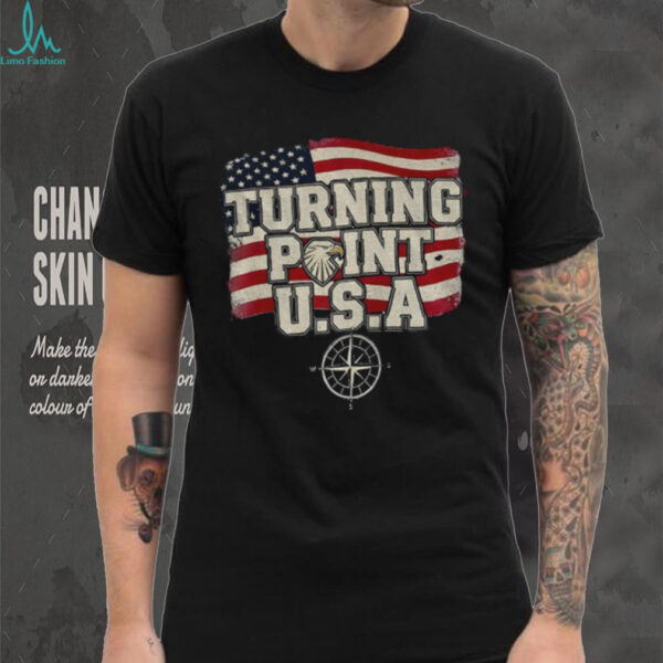 Freedom Charlie Kirk Turning point American flag shirt